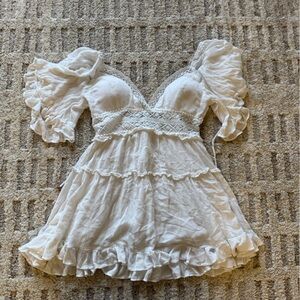 Selfie Leslie White Mini Dress